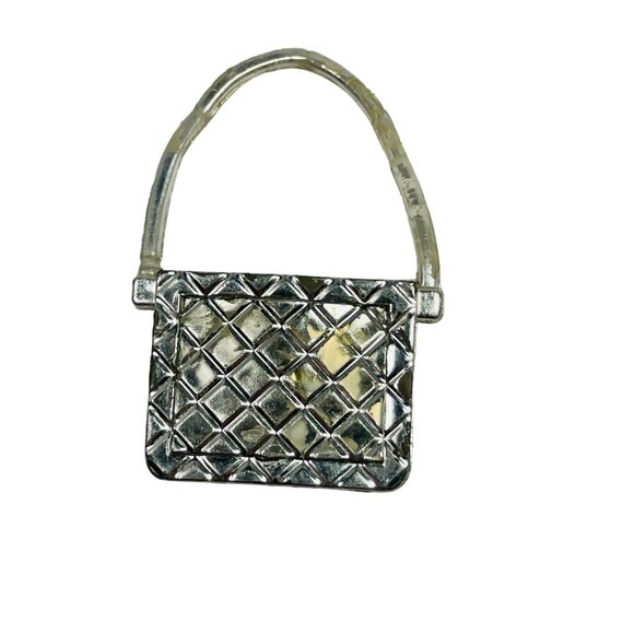 Set Of 3 Mini Doll Accessories: Silver Purse Pink Round Case & Purple Glitter Ba - Picture 5 of 13